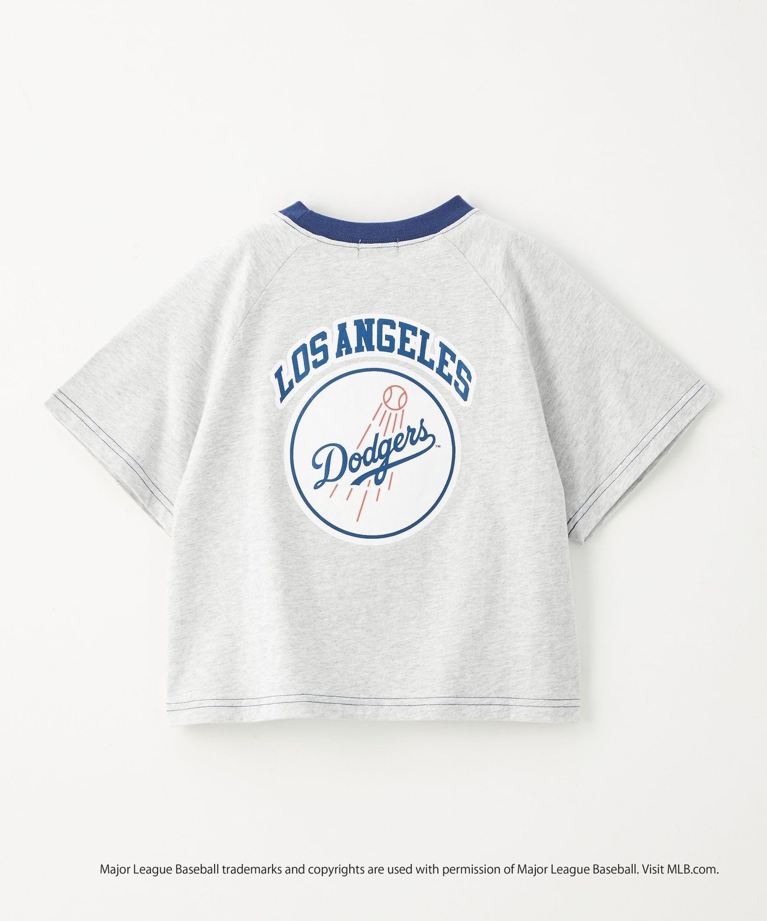 【ユナイテッドアローズ/UNITED ARROWS / KIDS】の【別注】MLB リンガー Tシャツ / キッズ 100cm-130cm インテリア・キッズ・メンズ・レディースファッション・服の通販 founy(ファウニー) 　ファッション　Fashion　キッズファッション　Fashion for Kids　春　Spring　別注　Limited Edition, Custom Order　半袖　Short Sleeve, Half Sleeve　アウトレット　Outlet / Clearance　おすすめ　Recommended / Our Picks　夏　Summer　2025年　2025　2025春夏・S/S　Spring/Summer 2025 SS25　LT.GRAY|ID: prp329100004983760 ipo3291000000037334023