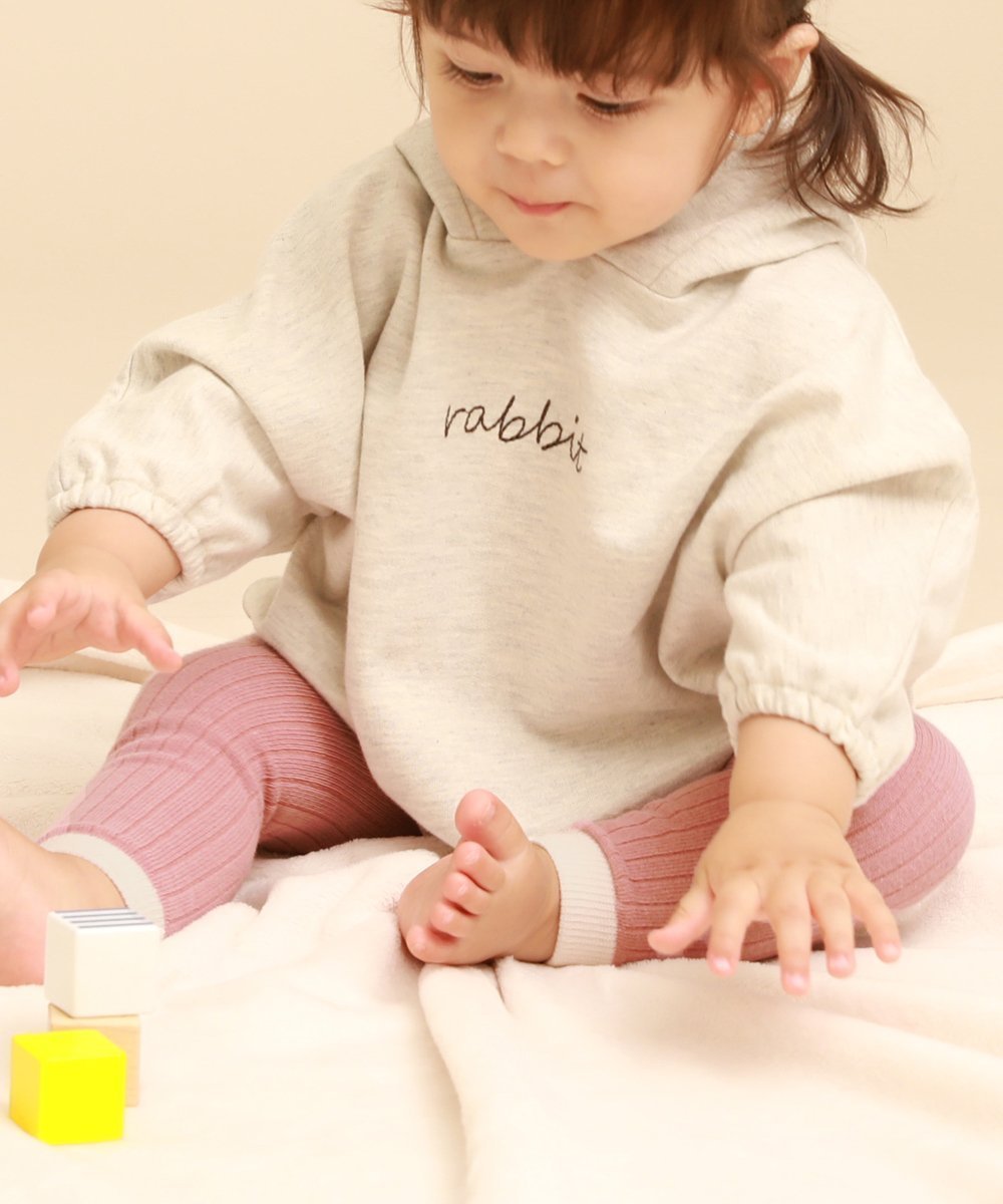 【デビロック/devirock / KIDS】のベビー バイカラー ボーダーレギンス 子供服 キッズ ベビー服 男の子 女の子 26SS インテリア・キッズ・メンズ・レディースファッション・服の通販 founy(ファウニー) 　ファッション　Fashion　キッズファッション　Fashion for Kids　2026年　2026　2026春夏・S/S　Spring/Summer 2026 SS26　ストレッチ　Stretch, Stretchy Fabric　フィット　Fit, Slim Fit　ベビー　Baby, Babywear　ボーダー　Border, Stripe　レギンス　Leggings, Stretch Pants　ロンパース　Romper, Jumpsuit　ダスティピンク|ID: prp329100004983764 ipo3291000000037334046