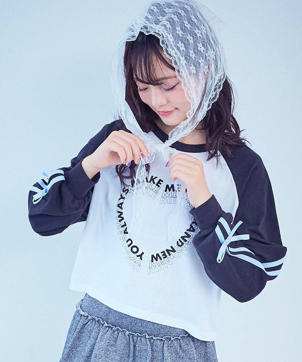 【デビロック/devirock / KIDS】の【chum】UVカット えらべるプリント クロップド丈 長袖Tシャツ ロンT 25AW 大人の最旬トレンドファッション＆コーディネート founy(ファウニー) 　ファッション　Fashion　キッズファッション　Fashion for Kids　クロップド　Cropped, Short Length　長袖　Long Sleeve, Full Sleeve　プリント　Print, Printed Pattern　2025年　2025　2025-2026秋冬・A/W　Autumn/Winter 2025–26 AW25–26　 other-1|ID: prp329100004983765 ipo3291000000037334049