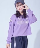 【デビロック/devirock / KIDS】の【chum】UVカット えらべるプリント クロップド丈 長袖Tシャツ ロンT 25AW 大人の最旬トレンドファッション＆コーディネート founy(ファウニー) ファッション Fashion キッズファッション Fashion for Kids クロップド Cropped, Short Length 長袖 Long Sleeve, Full Sleeve プリント Print, Printed Pattern 2025年 2025 2025-2026秋冬・A/W Autumn/Winter 2025–26 AW25–26 thumbnail 002-肩開き-Dライラック|ID: prp329100004983765 ipo3291000000037334052