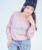 【デビロック/devirock / KIDS】の【chum】UVカット えらべるプリント クロップド丈 長袖Tシャツ ロンT 25AW 大人の最旬トレンドファッション＆コーディネート founy(ファウニー) ファッション Fashion キッズファッション Fashion for Kids クロップド Cropped, Short Length 長袖 Long Sleeve, Full Sleeve プリント Print, Printed Pattern 2025年 2025 2025-2026秋冬・A/W Autumn/Winter 2025–26 AW25–26 thumbnail 010-ラメロゴ-ペールピンク|ID: prp329100004983765 ipo3291000000037334053
