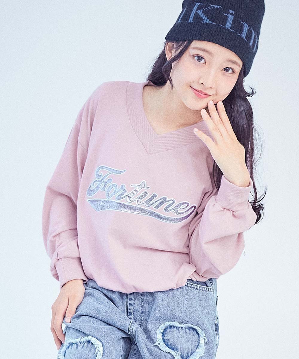 【デビロック/devirock / KIDS】の【chum】UVカット えらべるプリント クロップド丈 長袖Tシャツ ロンT 25AW インテリア・キッズ・メンズ・レディースファッション・服の通販 founy(ファウニー) 　ファッション　Fashion　キッズファッション　Fashion for Kids　クロップド　Cropped, Short Length　長袖　Long Sleeve, Full Sleeve　プリント　Print, Printed Pattern　2025年　2025　2025-2026秋冬・A/W　Autumn/Winter 2025–26 AW25–26　010-ラメロゴ-ペールピンク|ID: prp329100004983765 ipo3291000000037334053