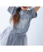 【デビロック/devirock / KIDS】の【涼感 サラッとメッシュ】* デビラボ ガールズ プリント 半袖Tシャツ 子供服 26SS 大人の最旬トレンドファッション＆コーディネート founy(ファウニー) ファッション Fashion キッズファッション Fashion for Kids ショート Short, Short Length ストレッチ Stretch, Stretchy Fabric スポーティ Sporty, Casual Athletic トレンド Trend, Trending Now プリント Print, Printed Pattern 半袖 Short Sleeve, Half Sleeve メッシュ Mesh, Net Fabric おすすめ Recommended / Our Picks 夏 Summer 2026年 2026 2026春夏・S/S Spring/Summer 2026 SS26 thumbnail 014-リボン-アイスブルー|ID: prp329100004983769 ipo3291000000037334095