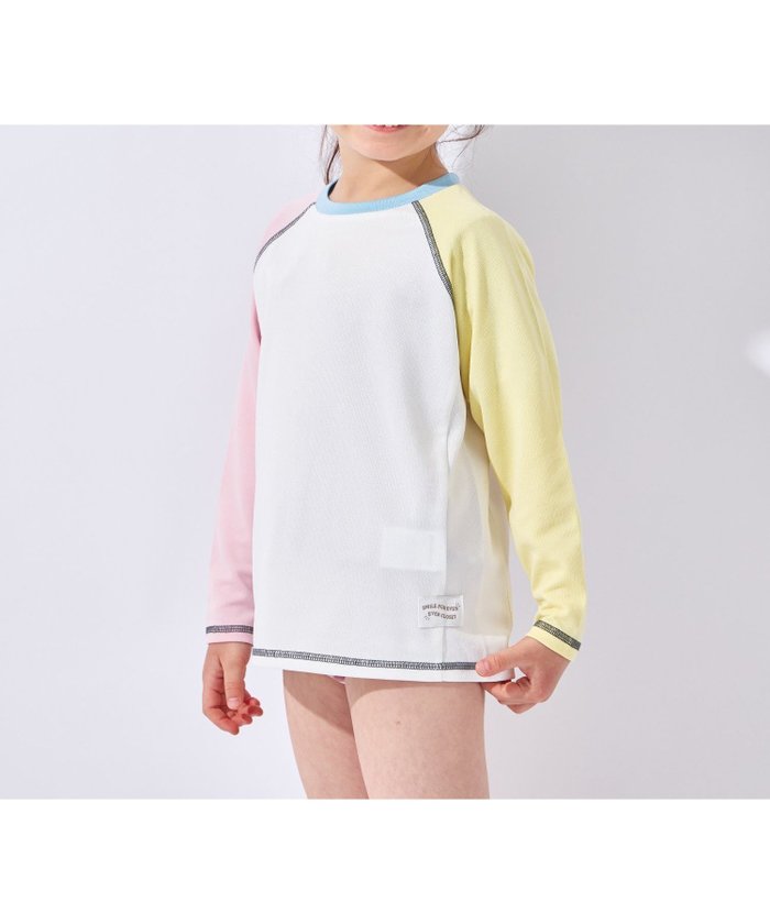 【エバ―クローゼット/ever closet / KIDS】の水陸両用 メッシュ 長袖 Tシャツ トップス 水着 女の子 男の子 子供 子供服 インテリア・キッズ・メンズ・レディースファッション・服の通販 founy(ファウニー) https://founy.com/ ファッション Fashion キッズファッション Fashion for Kids イエロー Yellow 軽量 Lightweight, Ultra Light トレンド Trend, Trending Now 長袖 Long Sleeve, Full Sleeve 半袖 Short Sleeve, Half Sleeve メッシュ Mesh, Net Fabric 水着 Swimsuit, Swimwear 再入荷 Restock / Back in Stock 夏 Summer |ID: prp329100004983772 ipo3291000000037334120