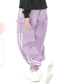【その他のブランド/Other】のカーゴパンツ ジョガーパンツ ポケット リボン ライン キッズ 女の子 男の子 大人の最旬トレンドファッション＆コーディネート founy(ファウニー) ファッション Fashion キッズファッション Fashion for Kids ボトムス Bottoms カーゴパンツ Cargo Pants, Utility Pants ポケット Pocket, Pocket Detail リボン Ribbon, Bow thumbnail ラベンダー×ライン|ID: prp329100004983773 ipo3291000000037334131