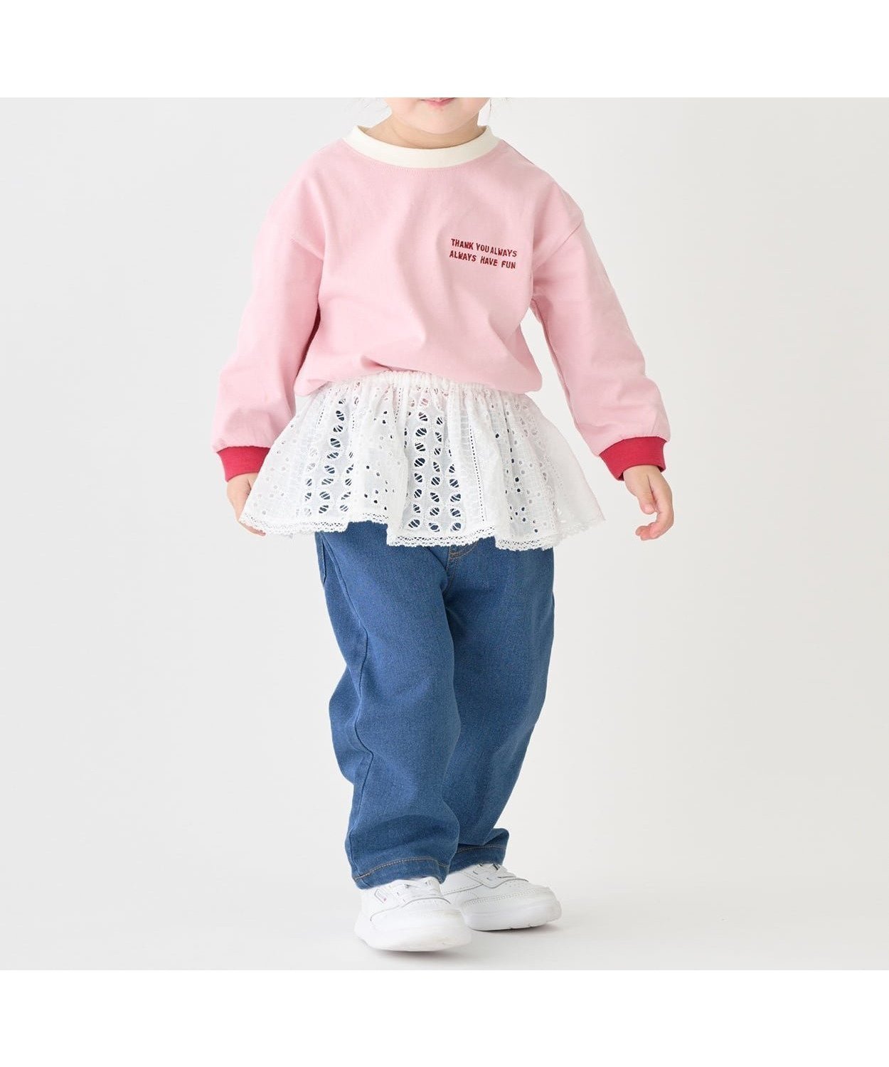 【ナルミヤ オンライン/NARUMIYA ONELINE / KIDS】の【リンク】レイヤードスカートパンツセット 大人の最旬トレンドファッション＆コーディネート founy(ファウニー) 　ファッション　Fashion　キッズファッション　Fashion for Kids　ボトムス　Bottoms　トレンド　Trend, Trending Now　ポケット　Pocket, Pocket Detail　 other-1|ID: prp329100004983774 ipo3291000000037334138