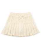 【ナルミヤ オンライン/NARUMIYA ONELINE / KIDS】のニットプリーツスカート 大人の最旬トレンドファッション＆コーディネート founy(ファウニー) ファッション Fashion キッズファッション Fashion for Kids おすすめ Recommended / Our Picks プリーツ Pleats, Pleated ポケット Pocket, Pocket Detail リボン Ribbon, Bow 洗える Machine Washable thumbnail アイボリー|ID: prp329100004983787 ipo3291000000037334198