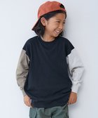 【デビロック/devirock / KIDS】の綿100% お洗濯してもよれにくい 無地 ビッグシルエット 袖リブ 長袖Tシャツ 26SS 大人の最旬トレンドファッション＆コーディネート founy(ファウニー) ファッション Fashion キッズファッション Fashion for Kids インナー Innerwear トレンド Trend, Trending Now 長袖 Long Sleeve, Full Sleeve ビッグ Big, Oversized ブライト Bright, Shiny ベーシック Basic, Essential 無地 Plain, Solid Color リラックス Relax, Relaxed Fit ロング Long, Long-Length おすすめ Recommended / Our Picks 2026年 2026 2026春夏・S/S Spring/Summer 2026 SS26 thumbnail ブラック-Dグレージュ|ID: prp329100004983789 ipo3291000000037334210
