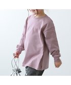 【デビロック/devirock / KIDS】の綿100% お洗濯してもよれにくい 無地 ビッグシルエット 袖リブ 長袖Tシャツ 26SS 大人の最旬トレンドファッション＆コーディネート founy(ファウニー) ファッション Fashion キッズファッション Fashion for Kids インナー Innerwear トレンド Trend, Trending Now 長袖 Long Sleeve, Full Sleeve ビッグ Big, Oversized ブライト Bright, Shiny ベーシック Basic, Essential 無地 Plain, Solid Color リラックス Relax, Relaxed Fit ロング Long, Long-Length おすすめ Recommended / Our Picks 2026年 2026 2026春夏・S/S Spring/Summer 2026 SS26 thumbnail くすみピンク|ID: prp329100004983789 ipo3291000000037334215