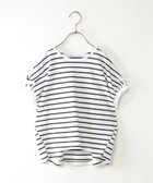 【イッカ/ikka / KIDS】の【親子コーデ】袖リボンボーダードルマンプルオーバー(120~160cm) 大人の最旬トレンドファッション＆コーディネート founy(ファウニー) ファッション Fashion キッズファッション Fashion for Kids トップス・カットソー Cut & Sew Tops おすすめ Recommended / Our Picks バランス Balance, Style Balance ボーダー Border, Stripe リボン Ribbon, Bow 定番 Standard, Basic Item thumbnail ブラック|ID: prp329100004983797 ipo3291000000037334271