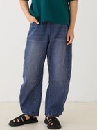 【コカ/coca / KIDS】のキッズ デニムバレルレッグパンツ 大人の最旬トレンドファッション＆コーディネート founy(ファウニー) ファッション Fashion キッズファッション Fashion for Kids ボトムス Bottoms スウェット / スエット Sweatshirt, Sweatwear デニム Denim, Jeans Material トレンド Trend, Trending Now バランス Balance, Style Balance ポケット Pocket, Pocket Detail ロング Long, Long-Length ワイド Wide, Wide Fit 2026年 2026 2026春夏・S/S Spring/Summer 2026 SS26 thumbnail Blue|ID: prp329100004983822 ipo3291000000037334413