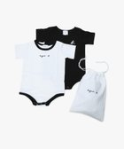 【アニエスベー ファム/agnes b. / KIDS】のベビー ロゴ コットン 半袖 ボディスーツ 2枚組 大人の最旬トレンドファッション＆コーディネート founy(ファウニー) ファッション Fashion キッズファッション Fashion for Kids 巾着 Drawstring Bag, Kinchaku スーツ Suit, Formalwear 定番 Standard, Basic Item 人気 Popular, Best Seller パイピング Piping, Trim Design フィット Fit, Slim Fit プリント Print, Printed Pattern ベビー Baby, Babywear ベーシック Basic, Essential 半袖 Short Sleeve, Half Sleeve おすすめ Recommended / Our Picks ギフト プレゼント Gift / Present thumbnail ブラック|ID: prp329100004983852 ipo3291000000037334632