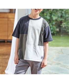 【イッカ/ikka / KIDS】の【親子コーデ】冷感ブロックスTシャツ(120~160cm) 大人の最旬トレンドファッション＆コーディネート founy(ファウニー) ファッション Fashion キッズファッション Fashion for Kids おすすめ Recommended / Our Picks フロント Front, Front Design メンズ Men's, Menswear |ID:prp329100004983853