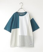 【イッカ/ikka / KIDS】の【親子コーデ】冷感ブロックスTシャツ(120~160cm) 大人の最旬トレンドファッション＆コーディネート founy(ファウニー) ファッション Fashion キッズファッション Fashion for Kids おすすめ Recommended / Our Picks フロント Front, Front Design メンズ Men's, Menswear thumbnail グリーン|ID: prp329100004983853 ipo3291000000037334636