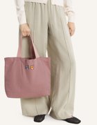 【メゾン キツネ/MAISON KITSUNE】のDOUBLE FOX HEAD FADED TOTE 大人の最旬トレンドファッション＆コーディネート founy(ファウニー) ファッション Fashion レディースファッション Fashion for Women バッグ Bags キャンバス Canvas, Canvas Fabric コレクション Collection, Seasonal Line パッチ Patch, Appliqué フラット Flat, Flat Shoes フロント Front, Front Design ポケット Pocket, Pocket Detail 夏 Summer 旅行 Travel 春 Spring S/S・春夏 SS, Spring/Summer, Warm Season thumbnail FADED PINK CLAY|ID: prp329100004983868 ipo3291000000037334720