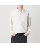 【ビューティ&ユース ユナイテッドアローズ/BEAUTY&YOUTH / UNITED ARROWS / MEN】のTYP ワッシャー ピンストライプ プルオーバーシャツ 大人の最旬トレンドファッション＆コーディネート founy(ファウニー) ファッション Fashion メンズファッション Fashion for Men トップス・カットソー Cut & Sew Tops メンズシャツ Shirts シンプル Simple, Minimal ストライプ Stripe, Striped Pattern スラックス Slacks, Dress Pants フラット Flat, Flat Shoes リラックス Relax, Relaxed Fit ワッシャー Washer, Crinkled Finish おすすめ Recommended / Our Picks エレガント 上品 Elegant thumbnail OFF WHITE|ID: prp329100004983869 ipo3291000000037334723