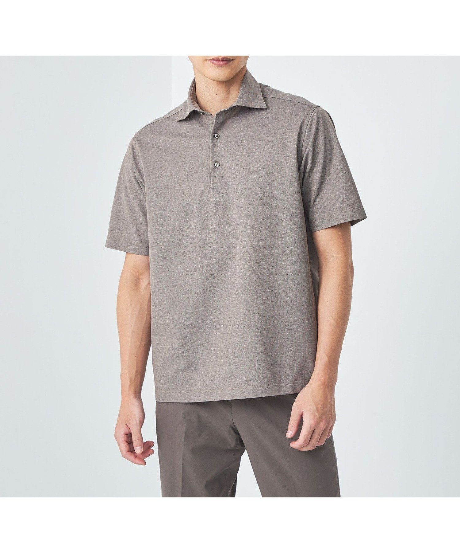 【ユナイテッドアローズ/UNITED ARROWS / MEN】のDUADRY CLEAN バーズアイ カッタウェイ ポロシャツ -吸水速乾・抗菌- インテリア・キッズ・メンズ・レディースファッション・服の通販 founy(ファウニー) 　ファッション　Fashion　メンズファッション　Fashion for Men　インナー　Innerwear　春　Spring　カーディガン　Cardigan, Knitwear　吸水　Absorbent, Quick-Dry　抗菌　Antibacterial, Bacteria-Resistant　シューズ　Shoes, Footwear　ジャケット　Jacket, Outerwear　スタンダード　Standard, Basic　スラックス　Slacks, Dress Pants　スリッポン　Slip-On, Loafer　デニム　Denim, Jeans Material　定番　Standard, Basic Item　バランス　Balance, Style Balance　ベーシック　Basic, Essential　ポロシャツ　Polo Shirt, Collared Tee　S/S・春夏　SS, Spring/Summer, Warm Season　アウトレット　Outlet / Clearance　おすすめ　Recommended / Our Picks　夏　Summer　ギフト プレゼント　Gift / Present　MD.BROWN|ID: prp329100004983873 ipo3291000000037334741