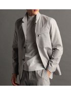 【ニコル/NICOLE / MEN】の【ex/tra】COOL DOTS コンバーチブルジャケット 大人の最旬トレンドファッション＆コーディネート founy(ファウニー) ファッション Fashion メンズファッション Fashion for Men 吸水 Absorbent, Quick-Dry ジャケット Jacket, Outerwear スタンド Stand Collar, Upright Stand ストレッチ Stretch, Stretchy Fabric スマート Smart, Elegant スラックス Slacks, Dress Pants セットアップ Set-Up, Coordinated Outfit ポケット Pocket, Pocket Detail ラグジュアリー Luxury, Elegant おすすめ Recommended / Our Picks thumbnail 19ライトグレー|ID: prp329100004983874 ipo3291000000037334744