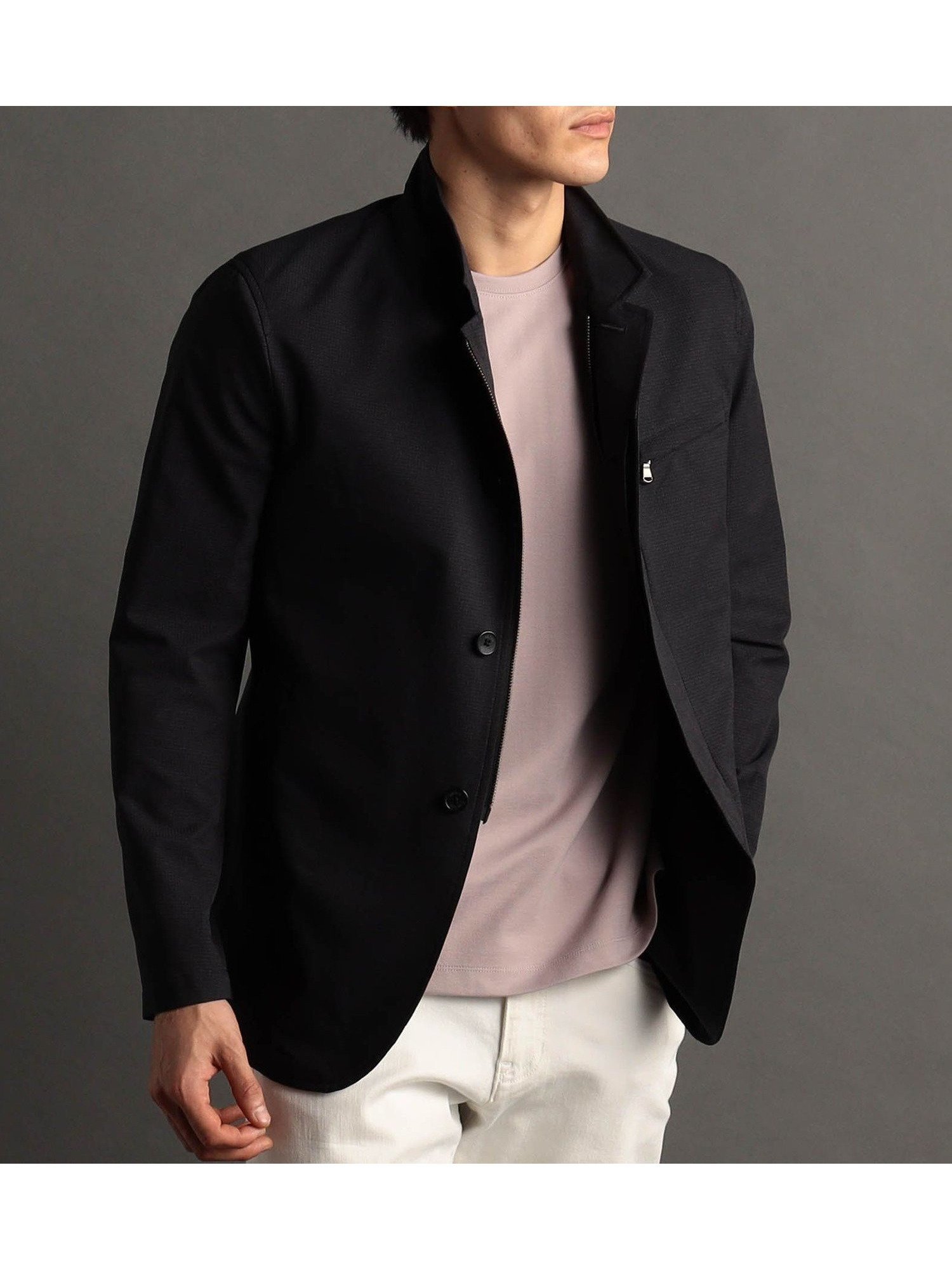 【ニコル/NICOLE / MEN】の【ex/tra】COOL DOTS コンバーチブルジャケット インテリア・キッズ・メンズ・レディースファッション・服の通販 founy(ファウニー) 　ファッション　Fashion　メンズファッション　Fashion for Men　吸水　Absorbent, Quick-Dry　ジャケット　Jacket, Outerwear　スタンド　Stand Collar, Upright Stand　ストレッチ　Stretch, Stretchy Fabric　スマート　Smart, Elegant　スラックス　Slacks, Dress Pants　セットアップ　Set-Up, Coordinated Outfit　ポケット　Pocket, Pocket Detail　ラグジュアリー　Luxury, Elegant　おすすめ　Recommended / Our Picks　67ネイビー|ID: prp329100004983874 ipo3291000000037334746