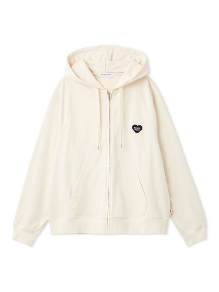 【ジェラートピケ オム/GELATO PIQUE HOMME / MEN】の【HOMME】裏毛ハートロゴ刺繍パーカ インテリア・キッズ・メンズ・レディースファッション・服の通販 founy(ファウニー) 　ファッション　Fashion　メンズファッション　Fashion for Men　おすすめ　Recommended / Our Picks　スマート　Smart, Elegant　スリーブ　Sleeve, Long Sleeve / Short Sleeve　ベーシック　Basic, Essential　リラックス　Relax, Relaxed Fit　ロング　Long, Long-Length　吸水　Absorbent, Quick-Dry　CRM[004]|ID: prp329100004983891 ipo3291000000037334816