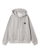 【ジェラートピケ オム/GELATO PIQUE HOMME / MEN】の【HOMME】裏毛ハートロゴ刺繍パーカ 大人の最旬トレンドファッション＆コーディネート founy(ファウニー) ファッション Fashion メンズファッション Fashion for Men おすすめ Recommended / Our Picks スマート Smart, Elegant スリーブ Sleeve, Long Sleeve / Short Sleeve ベーシック Basic, Essential リラックス Relax, Relaxed Fit ロング Long, Long-Length 吸水 Absorbent, Quick-Dry thumbnail GRY[006]|ID: prp329100004983891 ipo3291000000037334817