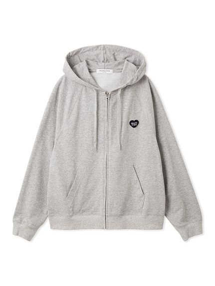 【ジェラートピケ オム/GELATO PIQUE HOMME / MEN】の【HOMME】裏毛ハートロゴ刺繍パーカ インテリア・キッズ・メンズ・レディースファッション・服の通販 founy(ファウニー) 　ファッション　Fashion　メンズファッション　Fashion for Men　おすすめ　Recommended / Our Picks　スマート　Smart, Elegant　スリーブ　Sleeve, Long Sleeve / Short Sleeve　ベーシック　Basic, Essential　リラックス　Relax, Relaxed Fit　ロング　Long, Long-Length　吸水　Absorbent, Quick-Dry　GRY[006]|ID: prp329100004983891 ipo3291000000037334817