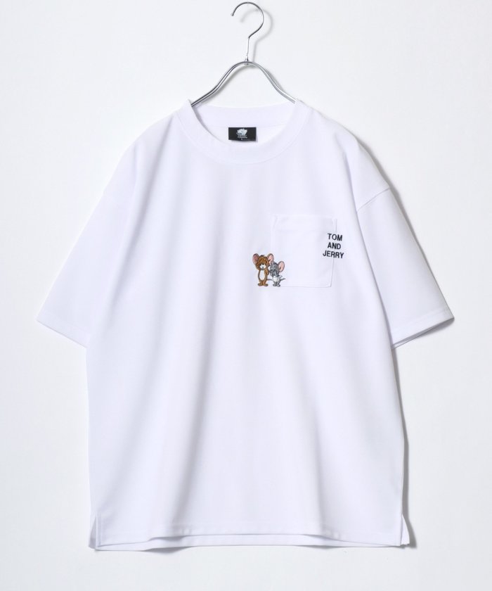 【マルカワ/MARUKAWA / MEN】のTom&Jerry トムとジェリー Tシャツ メンズ オーバーサイズ 半袖 ユニセックス ポケT レディース ユニセックス インテリア・キッズ・メンズ・レディースファッション・服の通販 founy(ファウニー) https://founy.com/ ファッション Fashion メンズファッション Fashion for Men インナー Innerwear カーゴパンツ Cargo Pants, Utility Pants カーディガン Cardigan, Knitwear キャップ Cap, Baseball Cap キャラクター Character, Licensed Characters コンビ Combo, Combination Style 吸水 Absorbent, Quick-Dry サッカー Seersucker, Summer Fabric サロペット Overalls, Salopette サンダル Sandals, Summer Shoes シアー Sheer, See-Through シフォン Chiffon, Lightweight Fabric ショルダー Shoulder, Shoulder Strap ショーツ Shorts, Short Pants ショート Short, Short Length ジャケット Jacket, Outerwear ジーンズ Jeans, Denim Pants スニーカー Sneakers, Trainers スポーツ Sports, Activewear チュール Tulip, Tulip Motif デニム Denim, Jeans Material トレンド Trend, Trending Now ネコ Cat, Feline Motif 長袖 Long Sleeve, Full Sleeve バルーン Balloon, Balloon Silhouette パーカー Hoodie, Parka ビッグ Big, Oversized フロント Front, Front Design |ID: prp329100004983897 ipo3291000000037334839