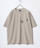 【マルカワ/MARUKAWA / MEN】のTom&Jerry トムとジェリー Tシャツ メンズ オーバーサイズ 半袖 ユニセックス ポケT レディース ユニセックス ベージュ系その他|ID: prp329100004983897 ipo3291000000037334846