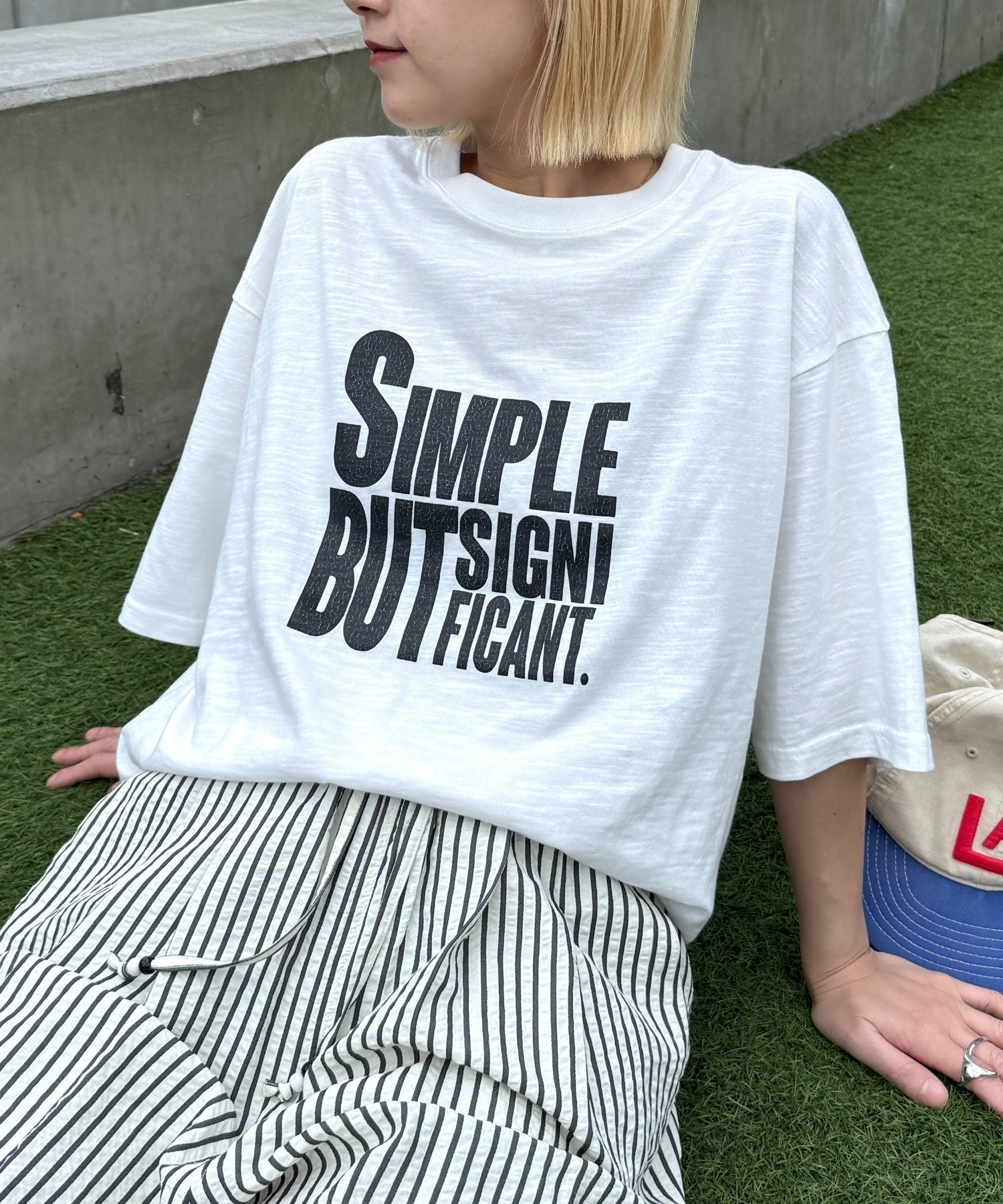 【チャオパニックティピー/CIAOPANIC TYPY】の【UNISEX】【プラスサイズあり】スラブ天竺ピグメントロゴTEE 大人の最旬トレンドファッション＆コーディネート founy(ファウニー) 　ファッション　Fashion　レディースファッション　Fashion for Women　アクセサリー　Fashion Accessories　グラフィック　Graphic, Graphic Design　サンダル　Sandals, Summer Shoes　シンプル　Simple, Minimal　スニーカー　Sneakers, Trainers　デニム　Denim, Jeans Material　定番　Standard, Basic Item　ネックレス　Necklace, Pendant Necklace　ビンテージ　Vintage, Retro Style　プリント　Print, Printed Pattern　ユニセックス　Unisex, Genderless　リラックス　Relax, Relaxed Fit　おすすめ　Recommended / Our Picks　 other-1|ID: prp329100004983929 ipo3291000000037334988