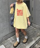 【チャオパニックティピー/CIAOPANIC TYPY】の【UNISEX】【プラスサイズあり】スラブ天竺ピグメントロゴTEE 大人の最旬トレンドファッション＆コーディネート founy(ファウニー) ファッション Fashion レディースファッション Fashion for Women アクセサリー Fashion Accessories グラフィック Graphic, Graphic Design サンダル Sandals, Summer Shoes シンプル Simple, Minimal スニーカー Sneakers, Trainers デニム Denim, Jeans Material 定番 Standard, Basic Item ネックレス Necklace, Pendant Necklace ビンテージ Vintage, Retro Style プリント Print, Printed Pattern ユニセックス Unisex, Genderless リラックス Relax, Relaxed Fit おすすめ Recommended / Our Picks thumbnail イエロー|ID: prp329100004983929 ipo3291000000037334990