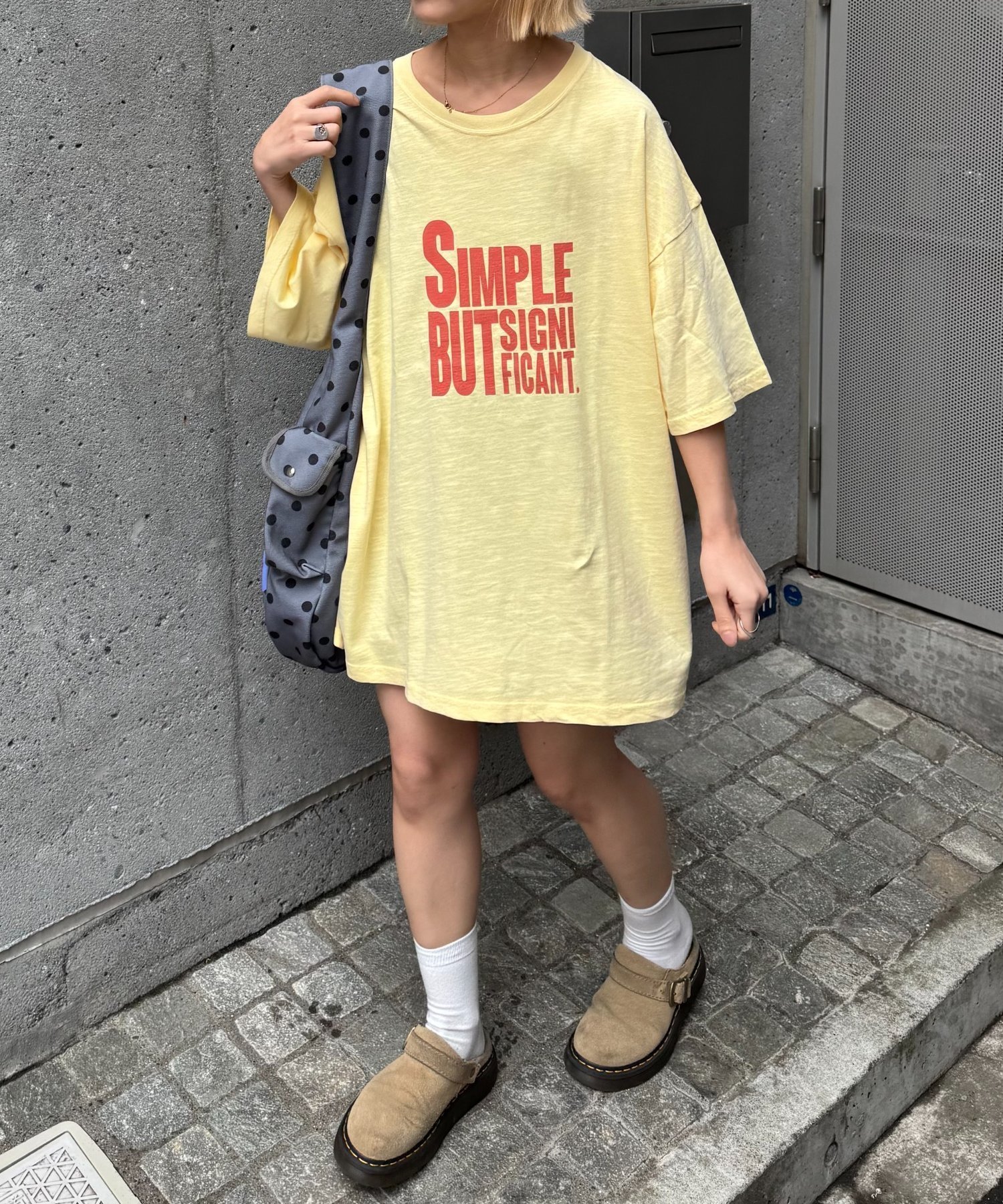 【チャオパニックティピー/CIAOPANIC TYPY】の【UNISEX】【プラスサイズあり】スラブ天竺ピグメントロゴTEE インテリア・キッズ・メンズ・レディースファッション・服の通販 founy(ファウニー) 　ファッション　Fashion　レディースファッション　Fashion for Women　アクセサリー　Fashion Accessories　グラフィック　Graphic, Graphic Design　サンダル　Sandals, Summer Shoes　シンプル　Simple, Minimal　スニーカー　Sneakers, Trainers　デニム　Denim, Jeans Material　定番　Standard, Basic Item　ネックレス　Necklace, Pendant Necklace　ビンテージ　Vintage, Retro Style　プリント　Print, Printed Pattern　ユニセックス　Unisex, Genderless　リラックス　Relax, Relaxed Fit　おすすめ　Recommended / Our Picks　イエロー|ID: prp329100004983929 ipo3291000000037334990