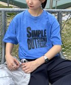 【チャオパニックティピー/CIAOPANIC TYPY】の【UNISEX】【プラスサイズあり】スラブ天竺ピグメントロゴTEE 大人の最旬トレンドファッション＆コーディネート founy(ファウニー) ファッション Fashion レディースファッション Fashion for Women アクセサリー Fashion Accessories グラフィック Graphic, Graphic Design サンダル Sandals, Summer Shoes シンプル Simple, Minimal スニーカー Sneakers, Trainers デニム Denim, Jeans Material 定番 Standard, Basic Item ネックレス Necklace, Pendant Necklace ビンテージ Vintage, Retro Style プリント Print, Printed Pattern ユニセックス Unisex, Genderless リラックス Relax, Relaxed Fit おすすめ Recommended / Our Picks thumbnail ブルー|ID: prp329100004983929 ipo3291000000037334991