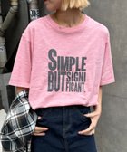 【チャオパニックティピー/CIAOPANIC TYPY】の【UNISEX】【プラスサイズあり】スラブ天竺ピグメントロゴTEE 大人の最旬トレンドファッション＆コーディネート founy(ファウニー) ファッション Fashion レディースファッション Fashion for Women アクセサリー Fashion Accessories グラフィック Graphic, Graphic Design サンダル Sandals, Summer Shoes シンプル Simple, Minimal スニーカー Sneakers, Trainers デニム Denim, Jeans Material 定番 Standard, Basic Item ネックレス Necklace, Pendant Necklace ビンテージ Vintage, Retro Style プリント Print, Printed Pattern ユニセックス Unisex, Genderless リラックス Relax, Relaxed Fit おすすめ Recommended / Our Picks thumbnail ピンク|ID: prp329100004983929 ipo3291000000037334992