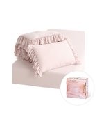 【フランフラン/Francfranc / MEN】のかんたん寝具セット フリル ダブル ピンク 4点セット 新生活 まくら 布団 大人の最旬トレンドファッション＆コーディネート founy(ファウニー) ファッション Fashion メンズファッション Fashion for Men 抗菌 Antibacterial, Bacteria-Resistant ダブル Double, Double-Breasted フリル Frill, Ruffle ボックス Boxy, Box Shape thumbnail ピンク|ID: prp329100004983969 ipo3291000000037335191