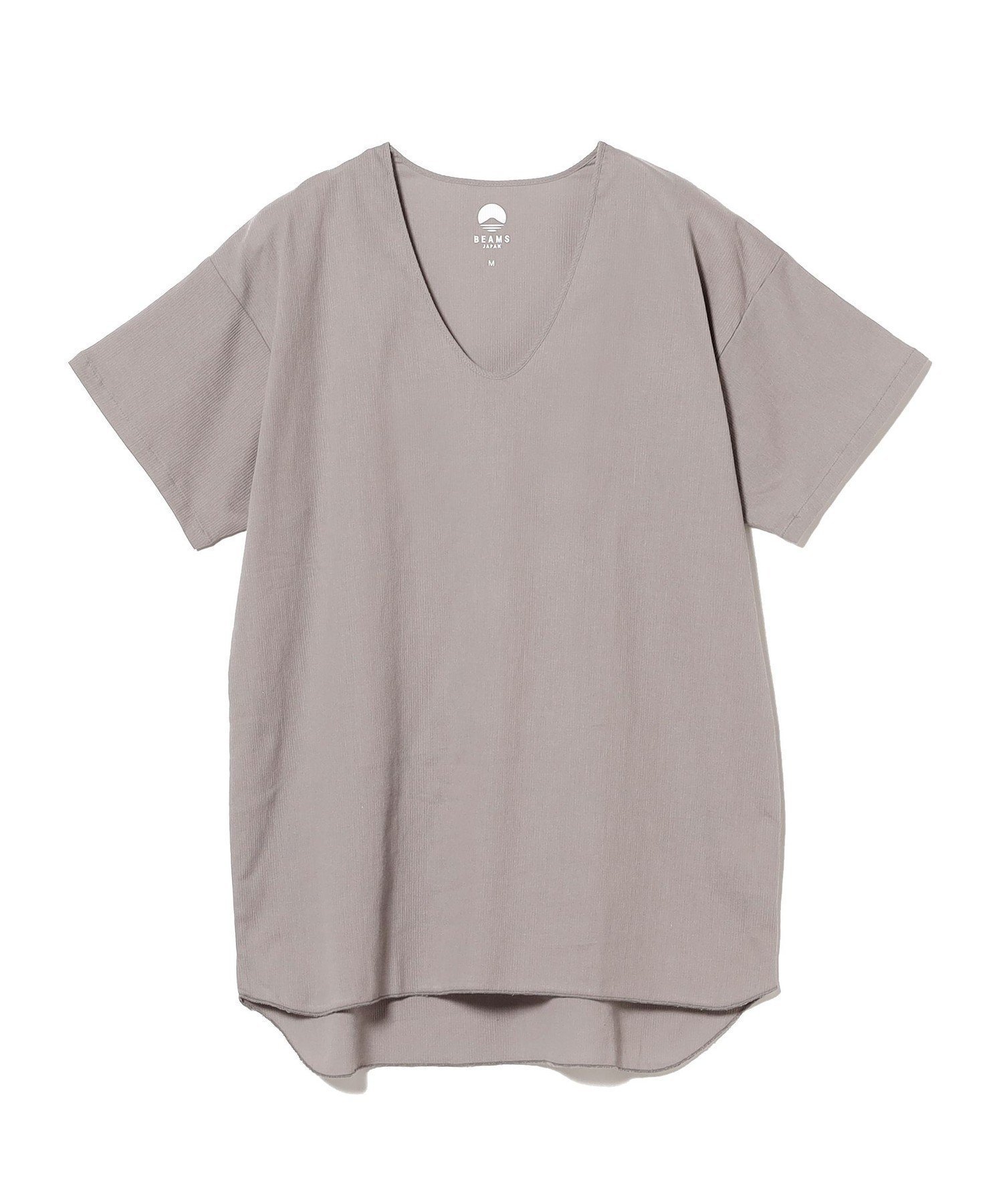 【ビームス ジャパン/BEAMS JAPAN】の【別注】高島ちぢみ / 半袖Uネックシャツ インナーウエア 大人の最旬トレンドファッション＆コーディネート founy(ファウニー) 　ファッション　Fashion　レディースファッション　Fashion for Women　トップス・カットソー　Cut & Sew Tops　シャツ・ブラウス・オフィスカジュアル　Elegant Blouses & Button-Ups　インナー　Innerwear　ランダム　Random, Irregular　別注　Limited Edition, Custom Order　半袖　Short Sleeve, Half Sleeve　夏　Summer　定番　Standard, Basic Item　 other-1|ID: prp329100004983980 ipo3291000000037335230
