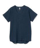 【ビームス ジャパン/BEAMS JAPAN】の【別注】高島ちぢみ / 半袖Uネックシャツ インナーウエア 大人の最旬トレンドファッション＆コーディネート founy(ファウニー) ファッション Fashion レディースファッション Fashion for Women トップス・カットソー Cut & Sew Tops シャツ・ブラウス・オフィスカジュアル Elegant Blouses & Button-Ups インナー Innerwear ランダム Random, Irregular 別注 Limited Edition, Custom Order 半袖 Short Sleeve, Half Sleeve 夏 Summer 定番 Standard, Basic Item thumbnail NAVY|ID: prp329100004983980 ipo3291000000037335232
