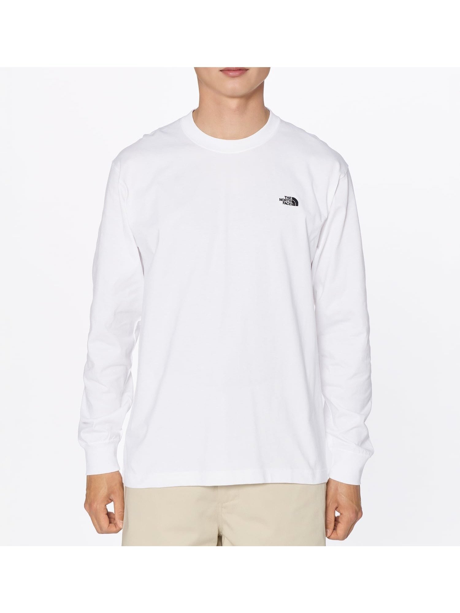 【ザ ノース フェイス/THE NORTH FACE / MEN】の【公式】ロングスリーブフラッシュドライヌプシコットンティー(メンズ) インテリア・キッズ・メンズ・レディースファッション・服の通販 founy(ファウニー) 　ファッション　Fashion　メンズファッション　Fashion for Men　シンプル　Simple, Minimal　フィット　Fit, Slim Fit　メンズ　Men's, Menswear　長袖　Long Sleeve, Full Sleeve　ホワイト|ID: prp329100004983990 ipo3291000000037335272