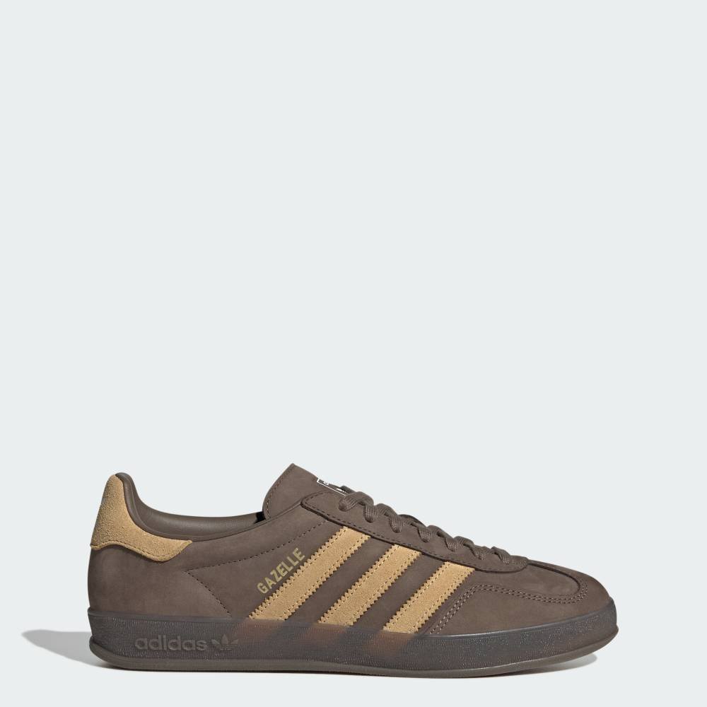 【アディダス/adidas】の【公式】アディダス adidas 返品可 ガゼル IN / インドア用(インドアシューズ)/ Gazelle Indoor インテリア・キッズ・メンズ・レディースファッション・服の通販 founy(ファウニー) 　ファッション　Fashion　レディースファッション　Fashion for Women　シューズ　Shoes, Footwear　フィット　Fit, Slim Fit　レギュラー　Regular, Standard Fit　ブラウン|ID: prp329100004984008 ipo3291000000037335359