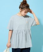 【フリークスストア/FREAK'S STORE】の別注 切り替え半袖チュニック(接触冷感・吸水速乾・UVカット・遮熱)【限定展開】 大人の最旬トレンドファッション＆コーディネート founy(ファウニー) ファッション Fashion レディースファッション Fashion for Women トップス・カットソー Cut & Sew Tops 吸水 Absorbent, Quick-Dry スペシャル Special, Limited Edition チュニック Tunic, Long Top ビッグ Big, Oversized フェミニン Feminine, Girly 別注 Limited Edition, Custom Order 半袖 Short Sleeve, Half Sleeve S/S・春夏 SS, Spring/Summer, Warm Season 夏 Summer 2026年 2026 2026春夏・S/S Spring/Summer 2026 SS26 thumbnail グレー|ID: prp329100004984123 ipo3291000000037337141
