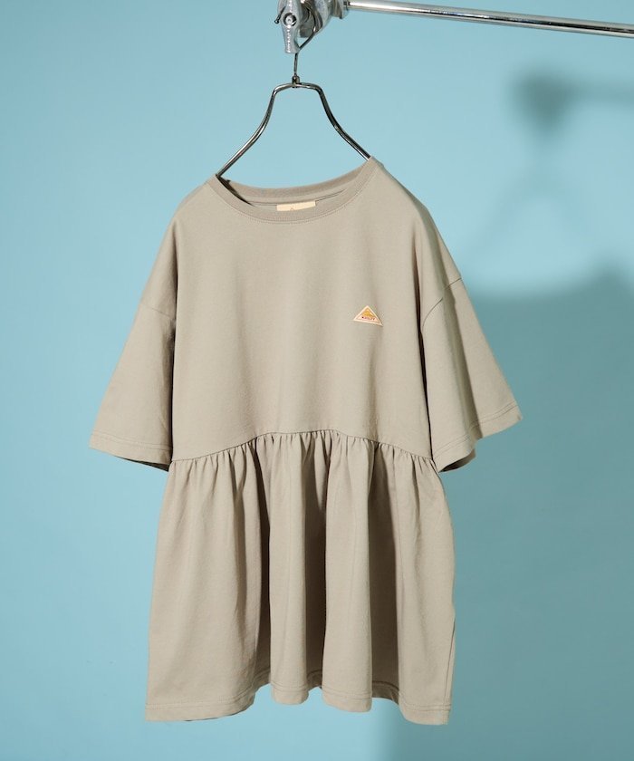 【フリークスストア/FREAK'S STORE】の別注 切り替え半袖チュニック(接触冷感・吸水速乾・UVカット・遮熱)【限定展開】 インテリア・キッズ・メンズ・レディースファッション・服の通販 founy(ファウニー) 　ファッション　Fashion　レディースファッション　Fashion for Women　トップス・カットソー　Cut & Sew Tops　吸水　Absorbent, Quick-Dry　スペシャル　Special, Limited Edition　チュニック　Tunic, Long Top　ビッグ　Big, Oversized　フェミニン　Feminine, Girly　別注　Limited Edition, Custom Order　半袖　Short Sleeve, Half Sleeve　S/S・春夏　SS, Spring/Summer, Warm Season　夏　Summer　2026年　2026　2026春夏・S/S　Spring/Summer 2026 SS26　ベージュ|ID: prp329100004984123 ipo3291000000037337144