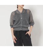 【ユナイテッドアローズ/UNITED ARROWS】のシアー Vネック カーディガン 5SL 大人の最旬トレンドファッション＆コーディネート founy(ファウニー) ファッション Fashion レディースファッション Fashion for Women トップス・カットソー Cut & Sew Tops カーディガン・羽織り Layered Style Cardigans Vネックトップス V-Neck Tops / V-Cut Neckline Shirts カーディガン Cardigan, Knitwear クラシック Classic, Timeless Style シアー Sheer, See-Through ノースリーブ Sleeveless, No-Sleeve ベーシック Basic, Essential 羽織 Haori, Light Jacket アウトレット Outlet / Clearance thumbnail MD.GRAY|ID: prp329100004984149 ipo3291000000037337302