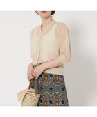 【ユナイテッドアローズ/UNITED ARROWS】のシアー Vネック カーディガン 5SL 大人の最旬トレンドファッション＆コーディネート founy(ファウニー) ファッション Fashion レディースファッション Fashion for Women トップス・カットソー Cut & Sew Tops カーディガン・羽織り Layered Style Cardigans Vネックトップス V-Neck Tops / V-Cut Neckline Shirts カーディガン Cardigan, Knitwear クラシック Classic, Timeless Style シアー Sheer, See-Through ノースリーブ Sleeveless, No-Sleeve ベーシック Basic, Essential 羽織 Haori, Light Jacket アウトレット Outlet / Clearance thumbnail NATURAL|ID: prp329100004984149 ipo3291000000037337305