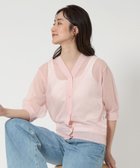 【ユナイテッドアローズ/UNITED ARROWS】のシアー Vネック カーディガン 5SL 大人の最旬トレンドファッション＆コーディネート founy(ファウニー) ファッション Fashion レディースファッション Fashion for Women トップス・カットソー Cut & Sew Tops カーディガン・羽織り Layered Style Cardigans Vネックトップス V-Neck Tops / V-Cut Neckline Shirts カーディガン Cardigan, Knitwear クラシック Classic, Timeless Style シアー Sheer, See-Through ノースリーブ Sleeveless, No-Sleeve ベーシック Basic, Essential 羽織 Haori, Light Jacket アウトレット Outlet / Clearance thumbnail LT.PINK|ID: prp329100004984149 ipo3291000000037337306