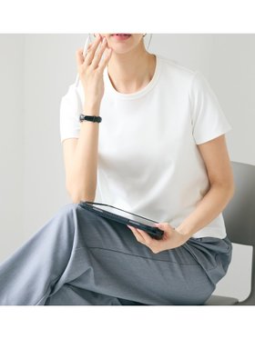 【コカ/COCA】の【UVカット/速乾/ストレッチ】EAZYTEXクルーネックTシャツ 大人の最旬トレンドファッション＆コーディネート founy(ファウニー) ファッション Fashion レディースファッション Fashion for Women トップス・カットソー Cut & Sew Tops シャツ・ブラウス・オフィスカジュアル Elegant Blouses & Button-Ups ロングTシャツ・Tシャツ Longline T-Shirts & Tees インナー Innerwear カットソー Cut and Sewn Top シンプル Simple, Minimal ジャケット Jacket, Outerwear ストレッチ Stretch, Stretchy Fabric スラックス Slacks, Dress Pants デニム Denim, Jeans Material バランス Balance, Style Balance ベーシック Basic, Essential ポケット Pocket, Pocket Detail 半袖 Short Sleeve, Half Sleeve 無地 Plain, Solid Color ビジネス 仕事 通勤 Business / Work / Commuting 2026年 2026 2026春夏・S/S Spring/Summer 2026 SS26 |ID:prp329100004984159
