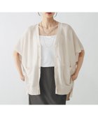 【グローバルワーク/GLOBAL WORK】のサラサラDRYVネックカーディガン半袖/655857 パールグレージュ10|ID: prp329100004984191 ipo3291000000037366682