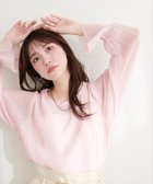 【ナチュラルクチュール/natural couture】のキャンディスリーブプリーツブラウス 大人の最旬トレンドファッション＆コーディネート founy(ファウニー) ファッション Fashion レディースファッション Fashion for Women トップス・カットソー Cut & Sew Tops シャツ・ブラウス・オフィスカジュアル Elegant Blouses & Button-Ups インナー Innerwear キャミソール Camisole, Spaghetti Strap Top キャミワンピース Cami Dress, Slip Dress シアー Sheer, See-Through シンプル Simple, Minimal タンク Tank Top, Sleeveless Top ベスト Vest, Waistcoat 再入荷 Restock / Back in Stock 2026年 2026 2026春夏・S/S Spring/Summer 2026 SS26 thumbnail ピンク|ID: prp329100004984202 ipo3291000000037337631