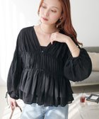 【ディスコート/Discoat】のボイルギャザー前開きブラウス 大人の最旬トレンドファッション＆コーディネート founy(ファウニー) ファッション Fashion レディースファッション Fashion for Women トップス・カットソー Cut & Sew Tops シャツ・ブラウス・オフィスカジュアル Elegant Blouses & Button-Ups おすすめ Recommended / Our Picks キャップ Cap, Baseball Cap キャミソール Camisole, Spaghetti Strap Top ギャザー Gathered, Ruffled スニーカー Sneakers, Trainers スラックス Slacks, Dress Pants タイトスカート Pencil Skirt, Tight Skirt ダウン Down, Puffer デコルテ Décolleté, Neckline デニム Denim, Jeans Material フェミニン Feminine, Girly フロント Front, Front Design リボン Ribbon, Bow 吸水 Absorbent, Quick-Dry 定番 Standard, Basic Item thumbnail ブラック|ID: prp329100004984233 ipo3291000000037400549