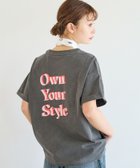 【ベイフロー/BAYFLOW】のヴィンテージ感のある風合い ピグメントロゴ半袖Tシャツ 【WEB限定】チャコール18|ID: prp329100004984276 ipo3291000000037338093