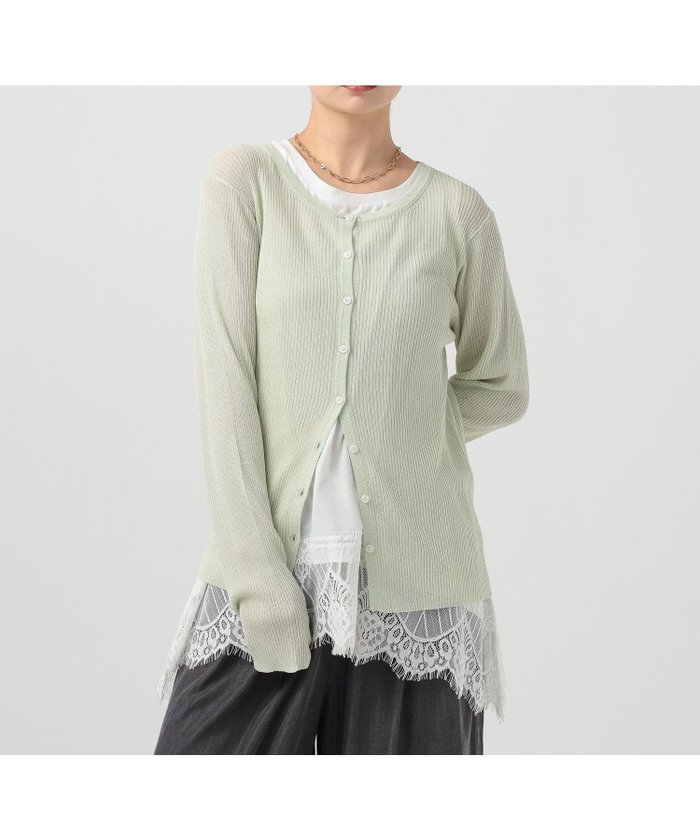 【ベイフロー/BAYFLOW】のレースヘムノースリーブTシャツ インテリア・キッズ・メンズ・レディースファッション・服の通販 founy(ファウニー) https://founy.com/ ファッション Fashion レディースファッション Fashion for Women トップス・カットソー Cut & Sew Tops キャミソール&ノースリーブ Camisoles & Sleeveless Tops シャツ・ブラウス・オフィスカジュアル Elegant Blouses & Button-Ups ロングTシャツ・Tシャツ Longline T-Shirts & Tees おすすめ Recommended / Our Picks インナー Innerwear カットソー Cut and Sewn Top トレンド Trend, Trending Now バランス Balance, Style Balance ラウンド Round, Round Neck レース Lace, Lace Fabric |ID: prp329100004984279 ipo3291000000037338109