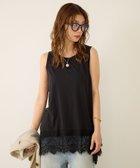 【ベイフロー/BAYFLOW】のレースヘムノースリーブTシャツ ブラック19|ID: prp329100004984279 ipo3291000000037338111